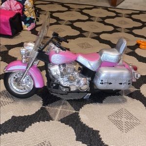 barbie with motorcycle